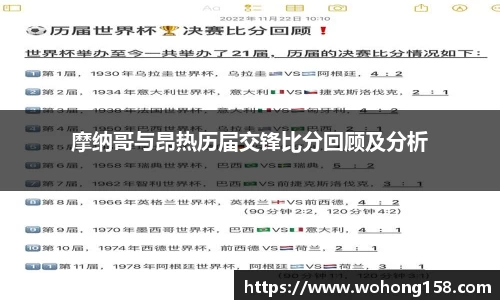 摩纳哥与昂热历届交锋比分回顾及分析